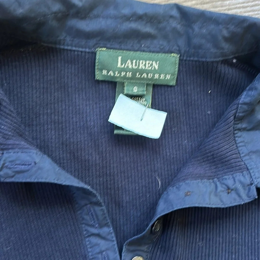 Lauren Ralph Lauren Dark Blue Polo Shirt ! Small